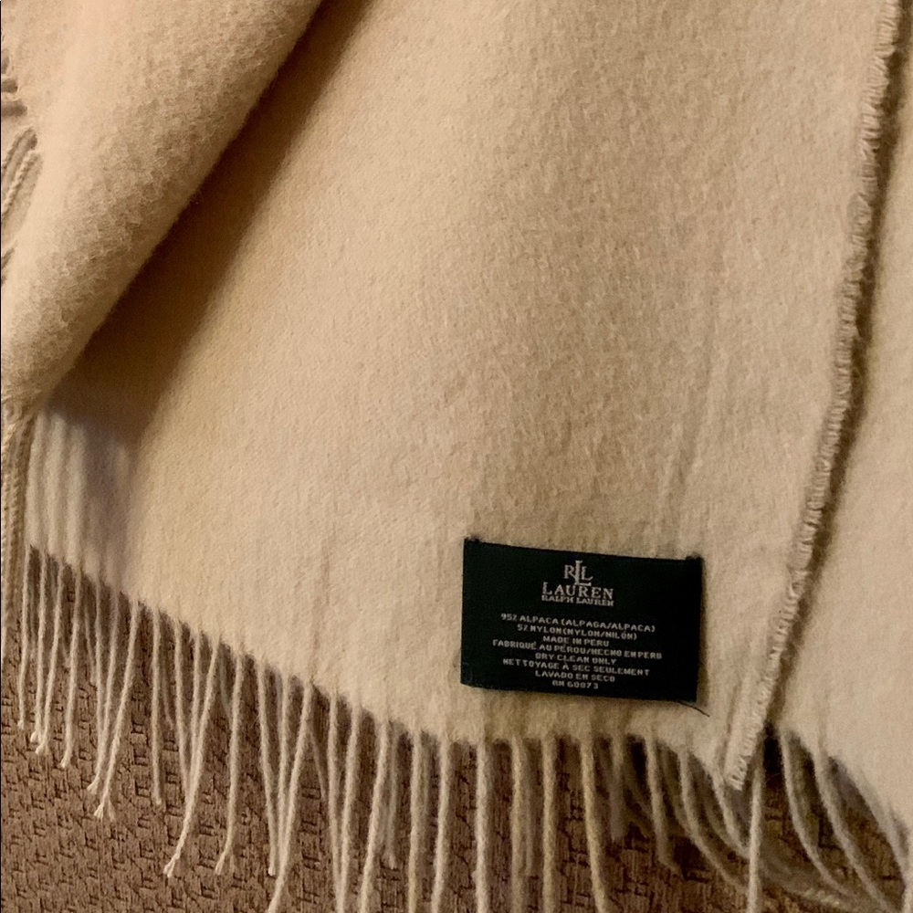 Ralph Lauren Alpaca throw/blanket